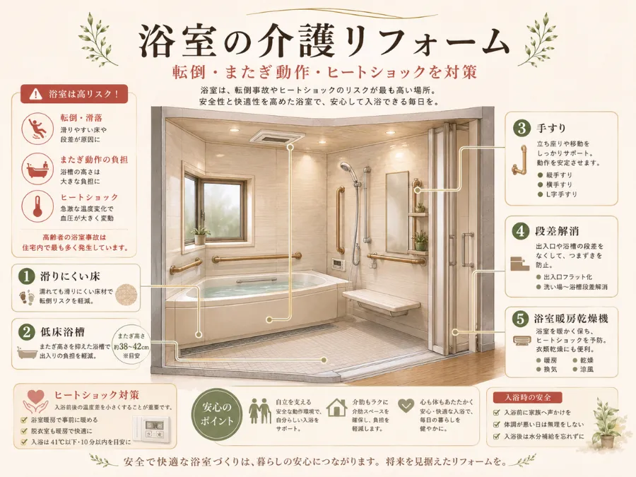 浴室の介護リフォーム
