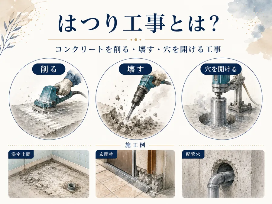 はつり工事とは