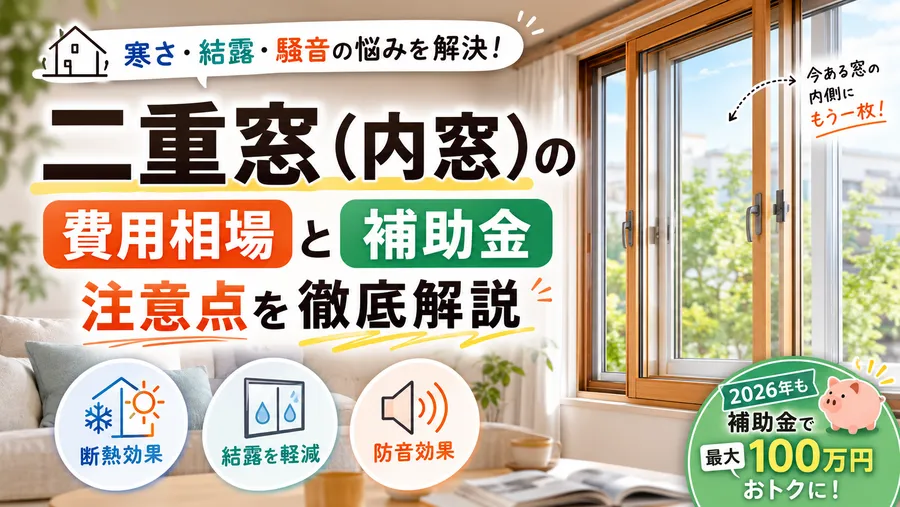 二重窓の費用相場と補助金・注意点を徹底解説