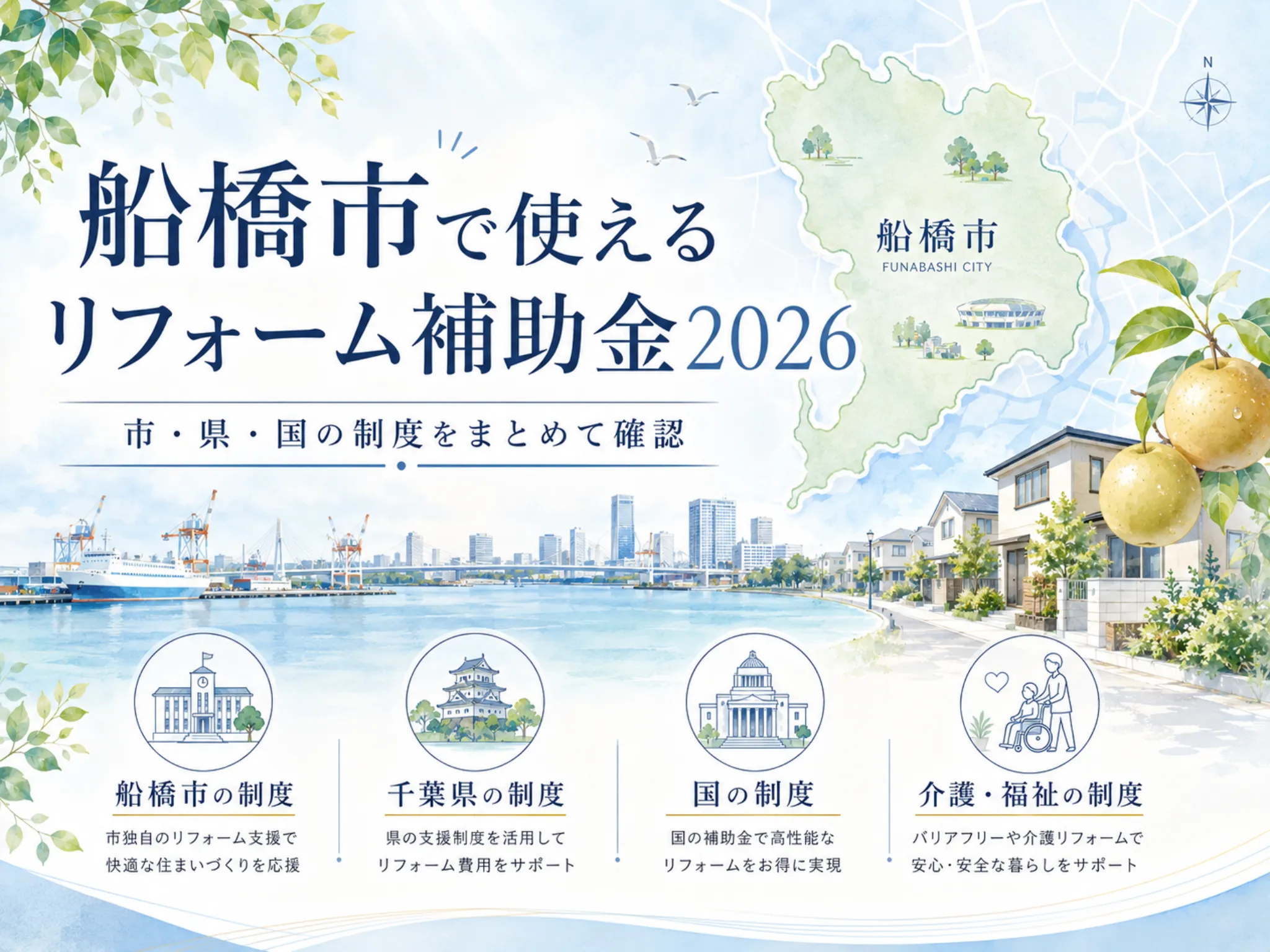 船橋市で使えるリフォーム補助金2026