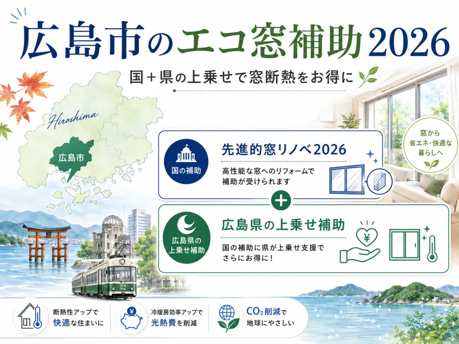 広島市のエコ窓補助2026