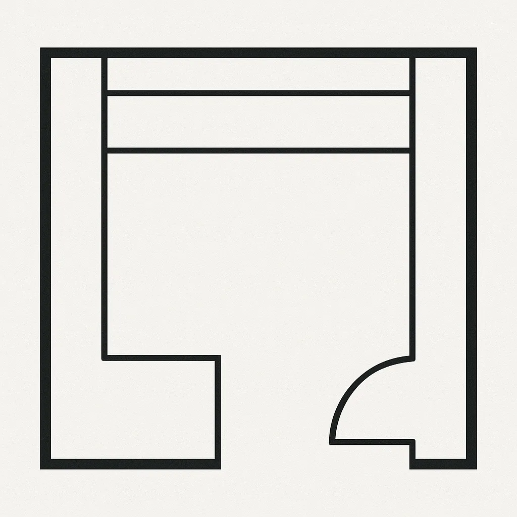 コの字型