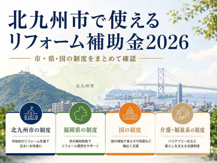 北九州市で使えるリフォーム補助金2026