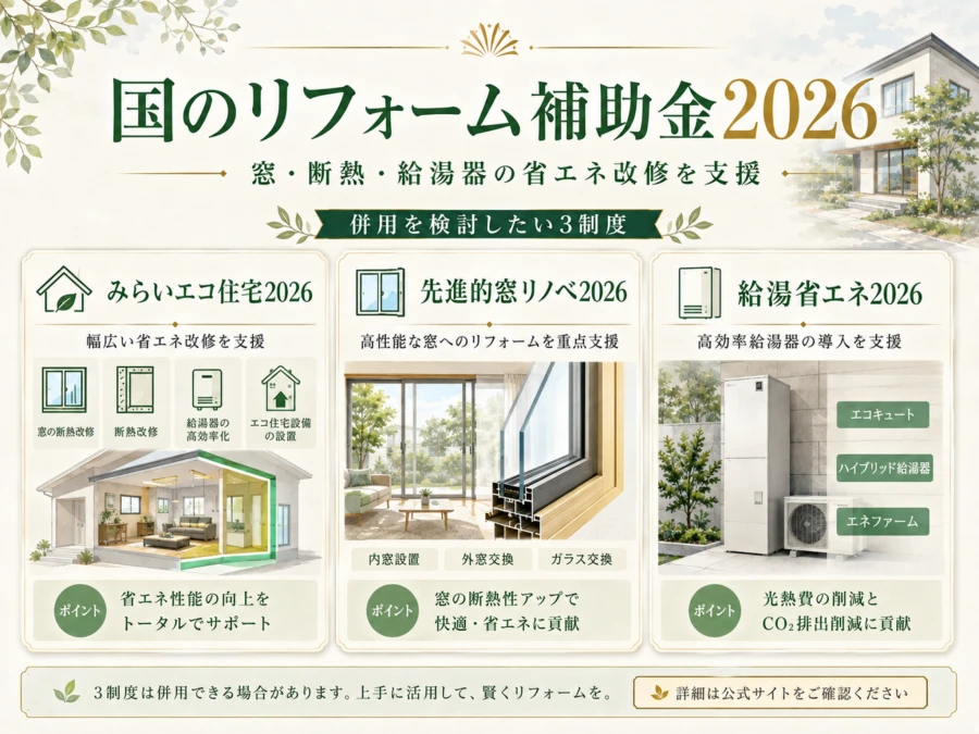 国のリフォーム補助金2026