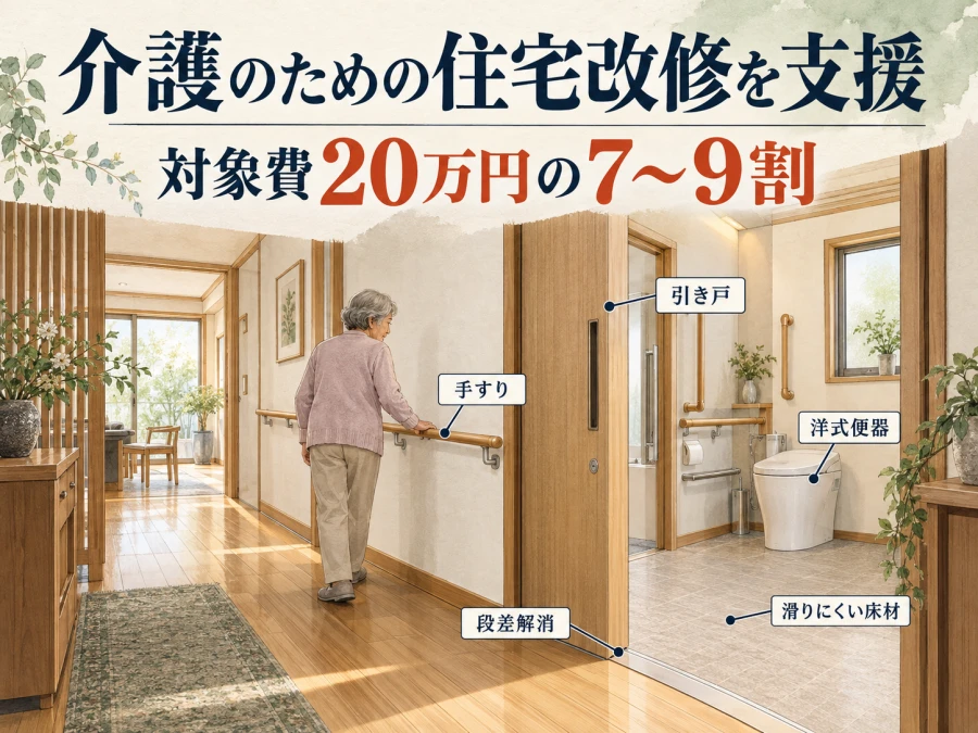 介護のための住宅改修と介護保険住宅改修費