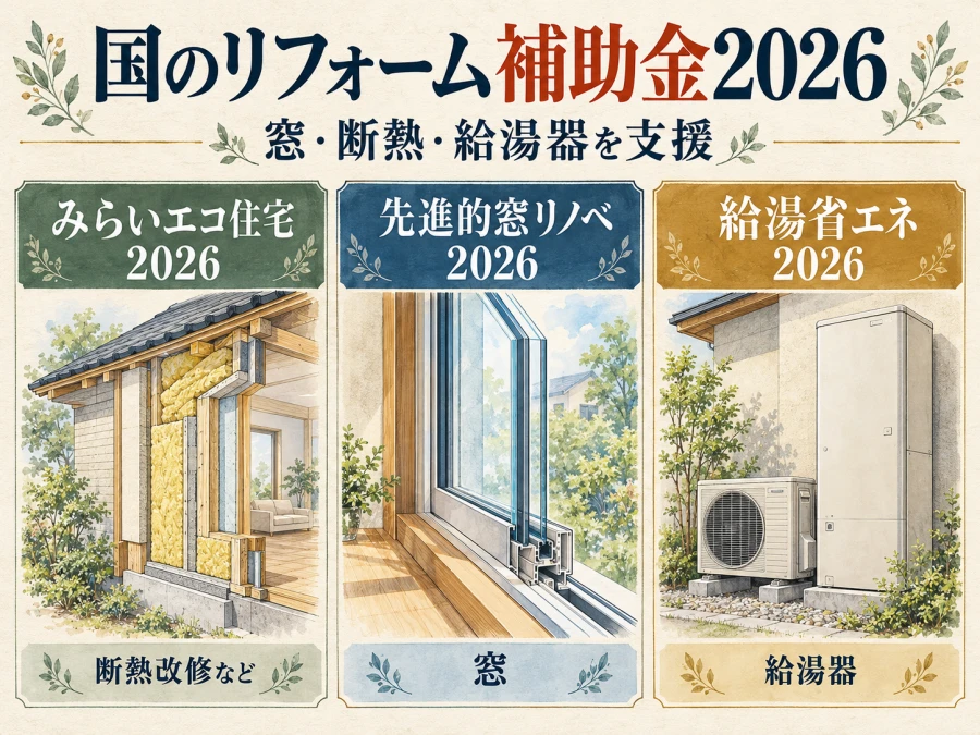 国のリフォーム補助金2026年版