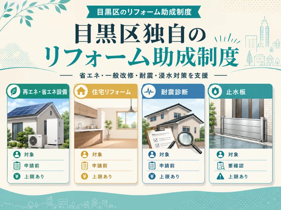 目黒区独自のリフォーム助成制度