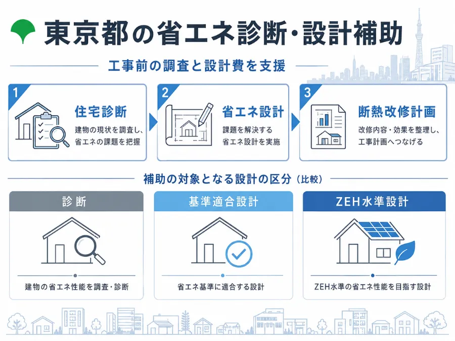 東京都の省エネ診断・省エネ設計補助