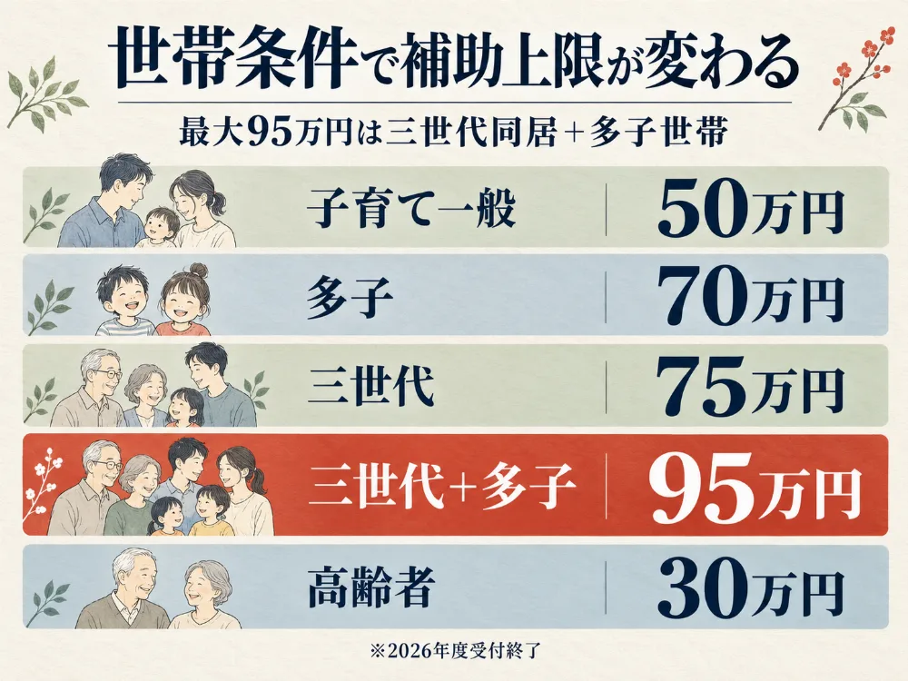 大分市の子育て・高齢者世帯リフォーム支援事業【受付終了】