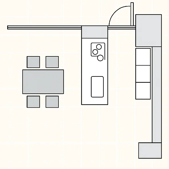 キッチン配置図
