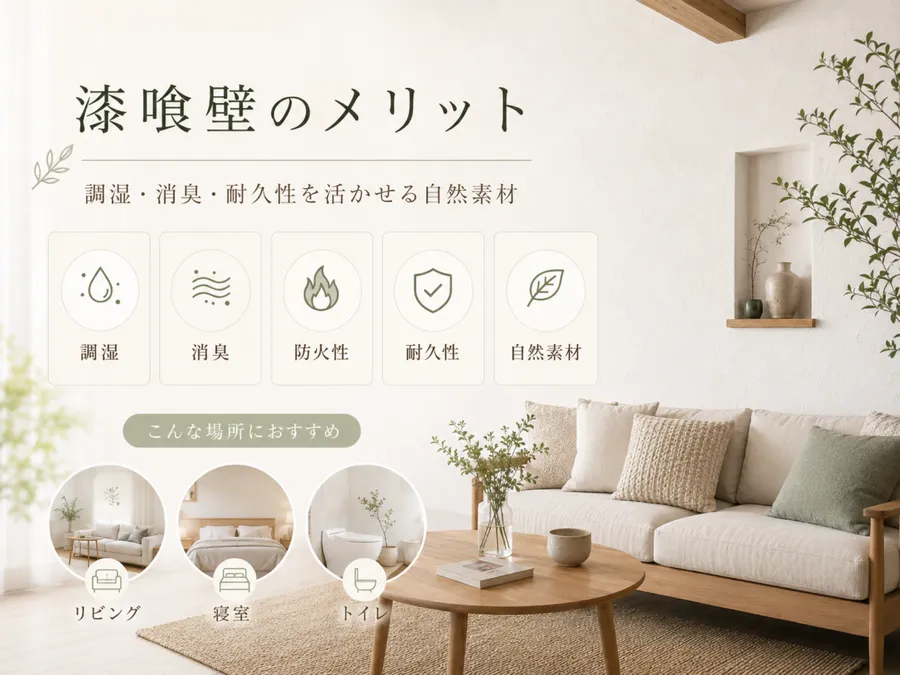 漆喰壁のメリット