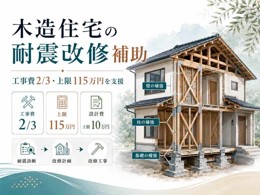 堺市の木造住宅耐震改修補助