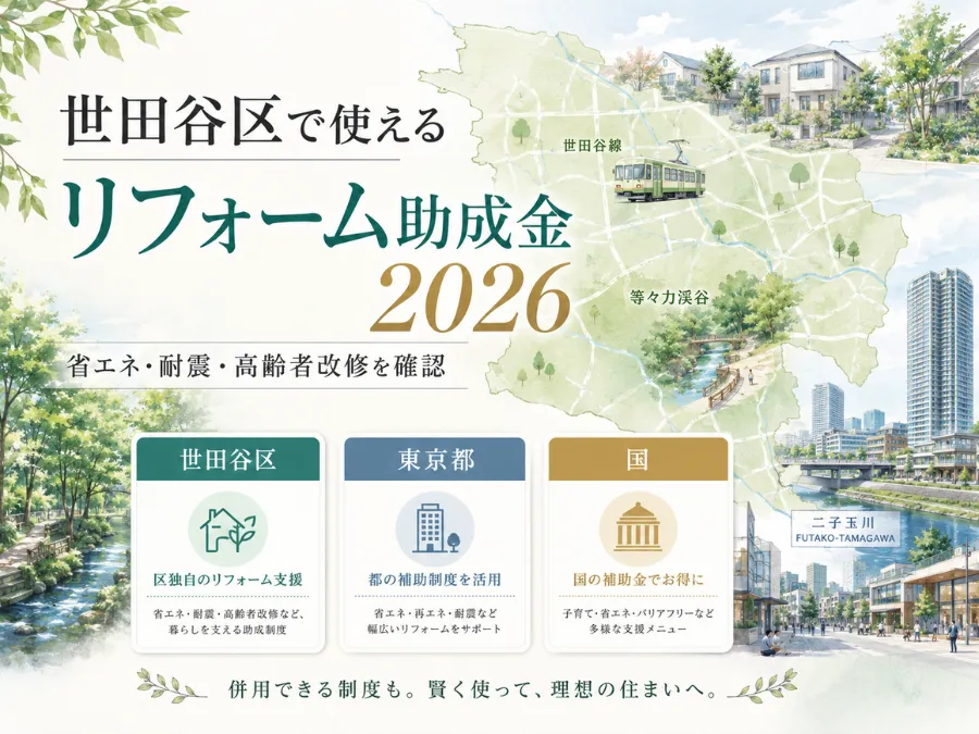 世田谷区で使えるリフォーム助成金2026
