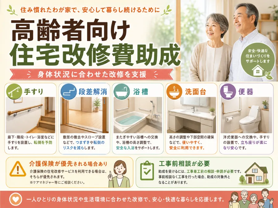 高齢者向け住宅改修費助成