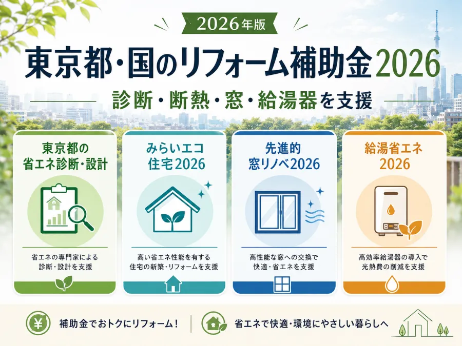 東京都・国のリフォーム補助金2026