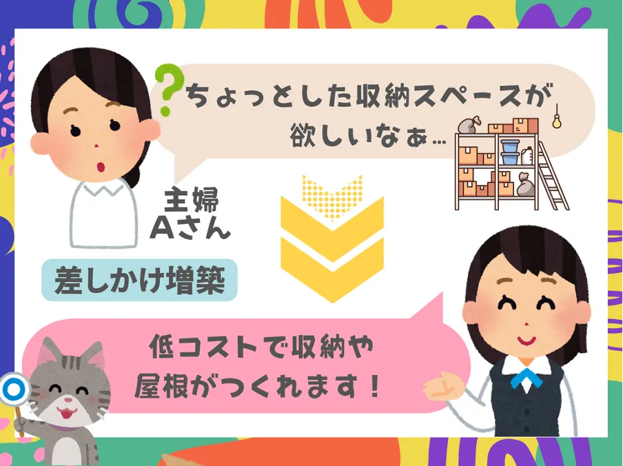 ちょっとした収納スペースが欲しい